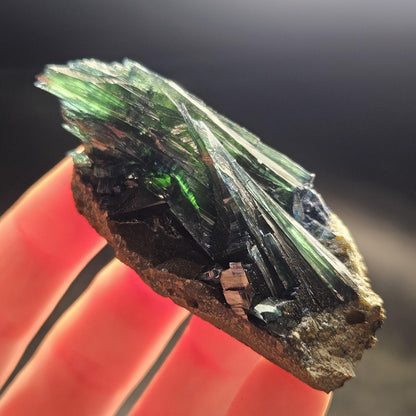 Vivianite Crystal Cluster 37.04g, Vivianite Specimen, Raw Blue