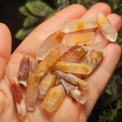 Angel Phantom Quartz, Raw Brazilian Amphibole Crystal Point, Choose Your Size