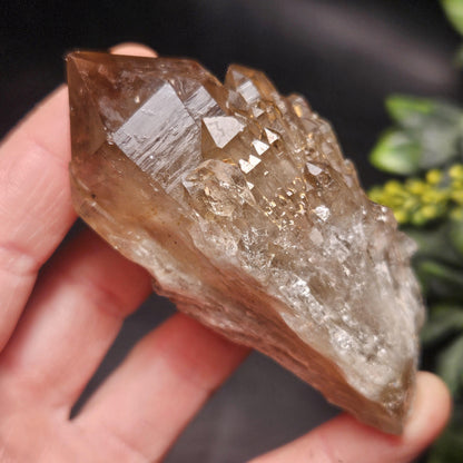 Kundalini Congo Citrine Quartz Cluster 102g, Smoky Citrine Crystal Multi