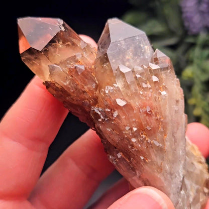 Kundalini Congo Citrine Quartz Cluster 93.58g, Smoky Citrine Crystal