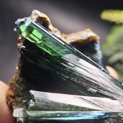 Vivianite Crystal Cluster Specimen 122g