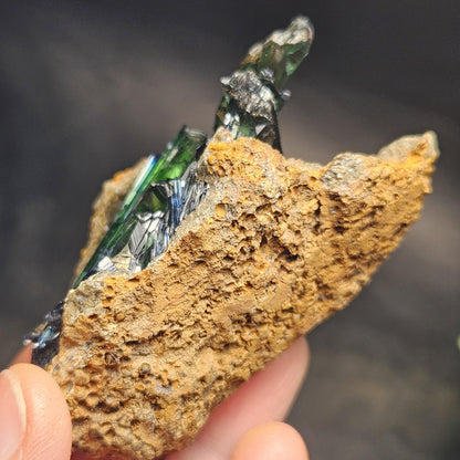 Vivianite Crystal Cluster 106.16g, Vivianite Specimen, Raw Blue