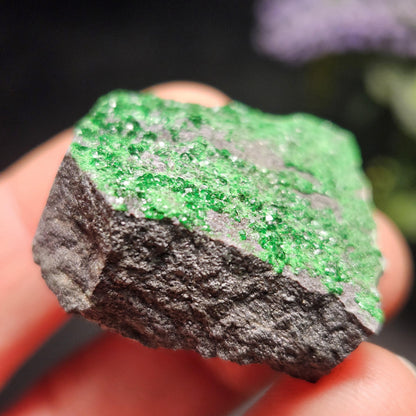 Uvarovite Green Garnet Specimen (1