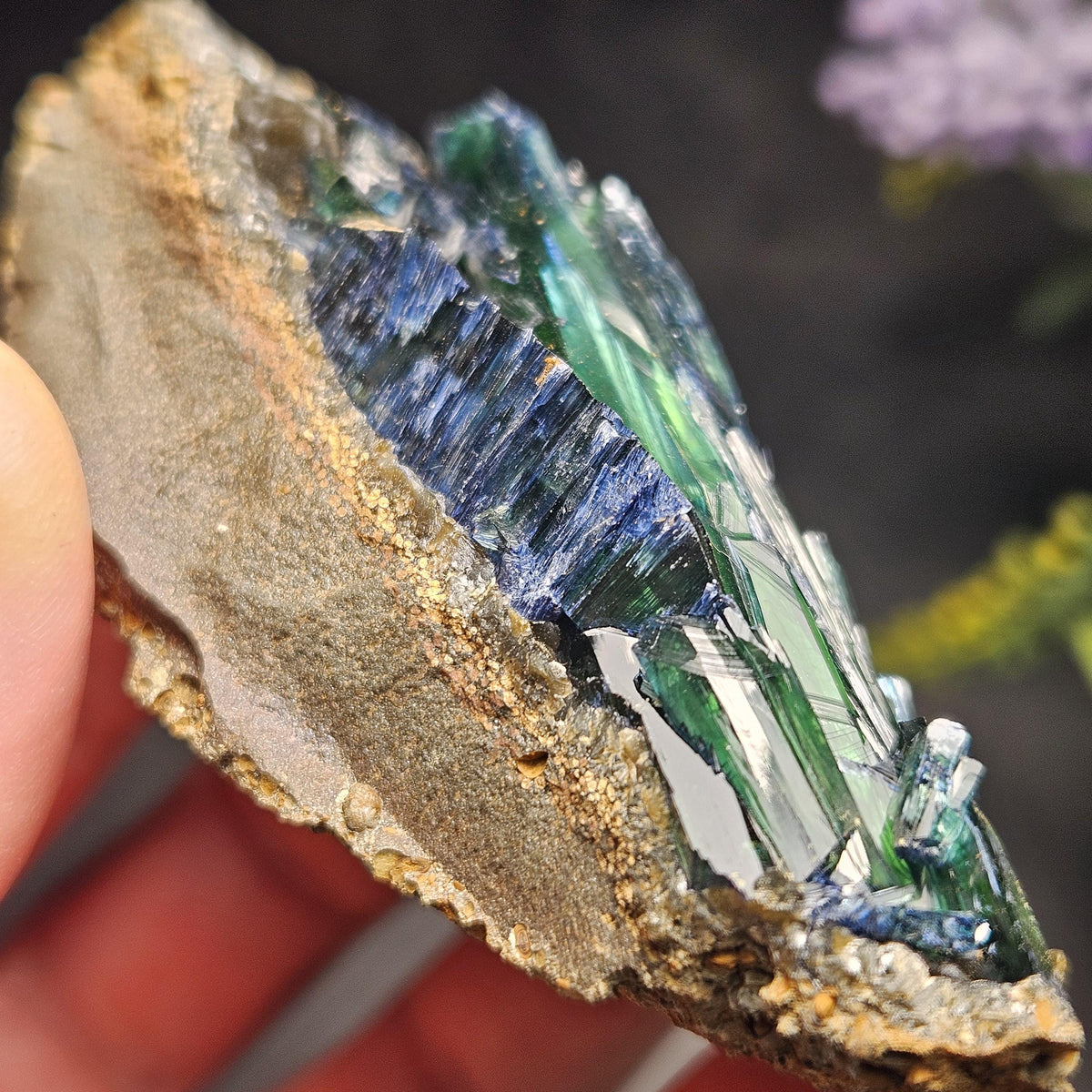 Vivianite Crystal Cluster Specimen 104.04g