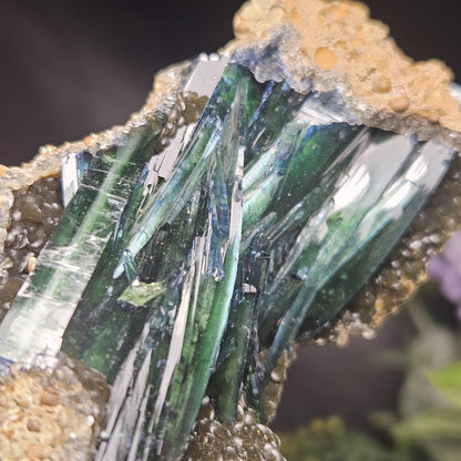 Vivianite Crystal Cluster Specimen 100.67g