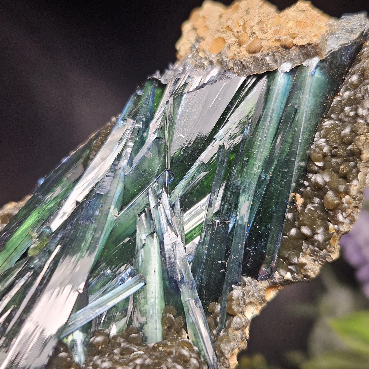 Vivianite Crystal Cluster Specimen 100.67g