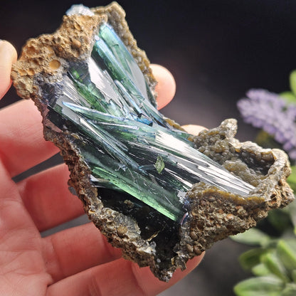 Vivianite Crystal Cluster Specimen 100.67g