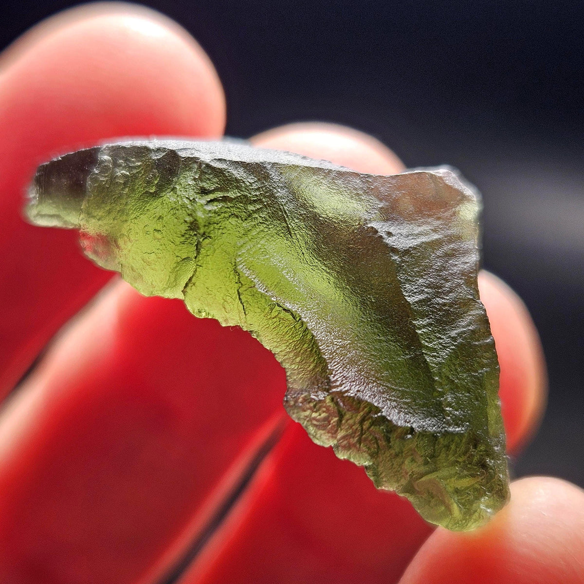 Moldavite Raw Specimen 3.98g