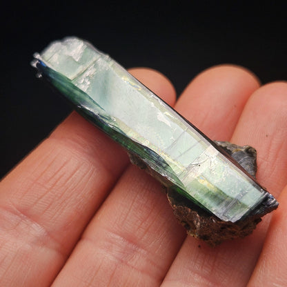 AAA Vivianite Crystal Specimen, Raw Blue