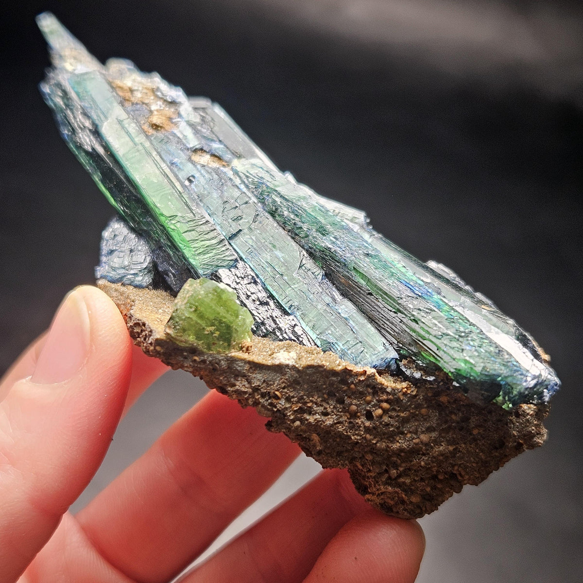 Vivianite Dragon Scale Crystal Specimen 29.30g