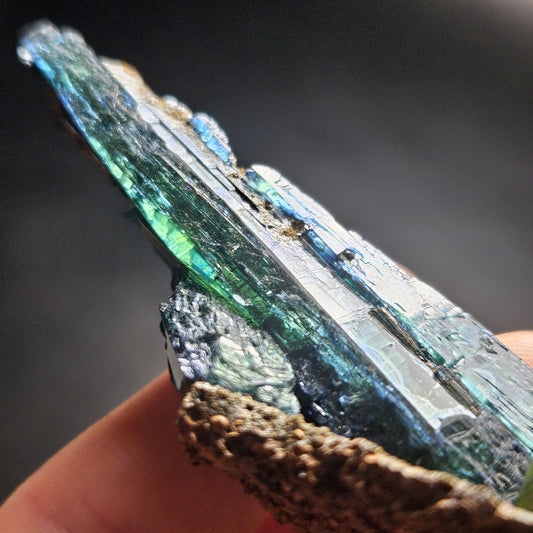 Vivianite Dragon Scale Crystal Specimen 49.40g