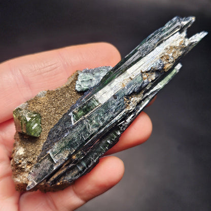Vivianite Dragon Scale Crystal Specimen 49.40g