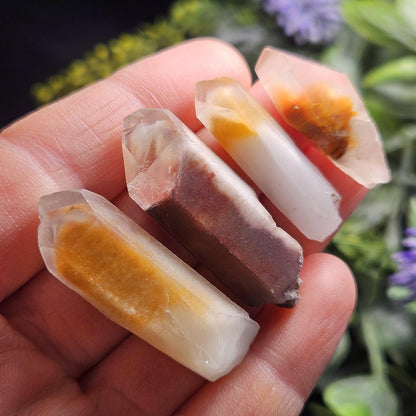 Angel Phantom Quartz, Raw Brazilian Amphibole Crystal Point, Choose Your Size