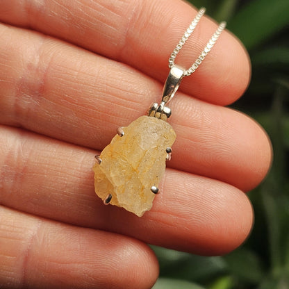 Golden Phenacite Pendant
