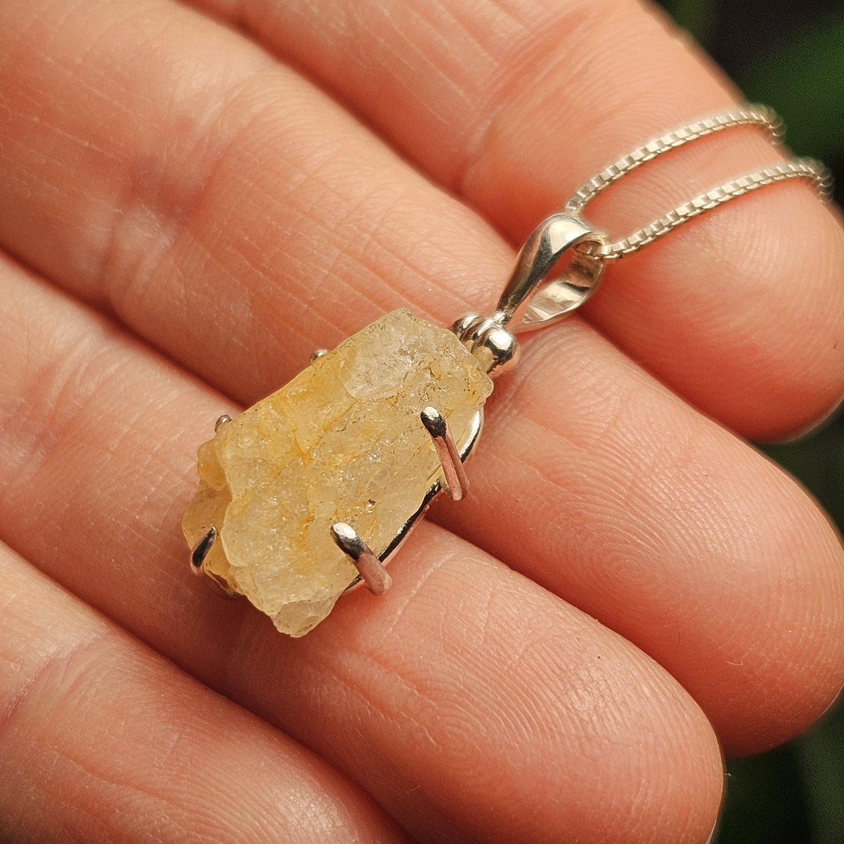 Golden Phenacite Pendant