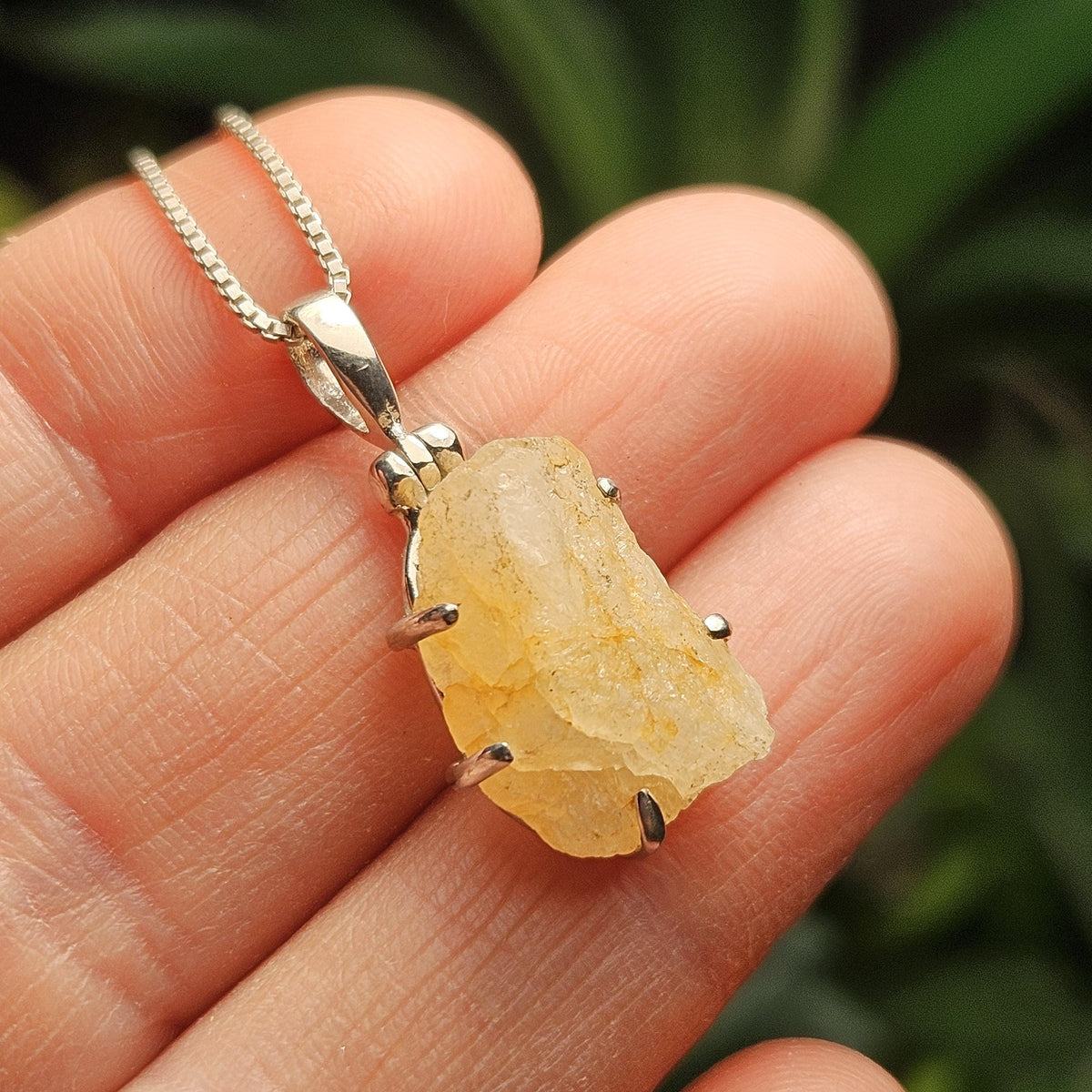 Golden Phenacite Pendant
