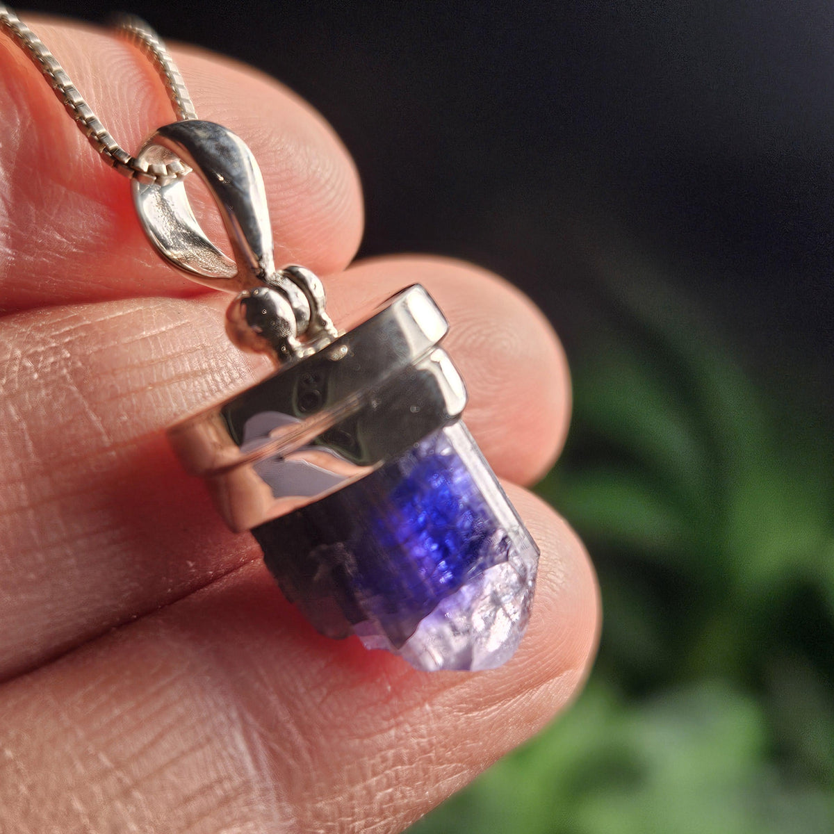 Tanzanite Crystal Pendant