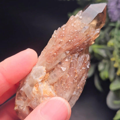 Kundalini Congo Citrine Quartz Cluster 93.58g, Smoky Citrine Crystal