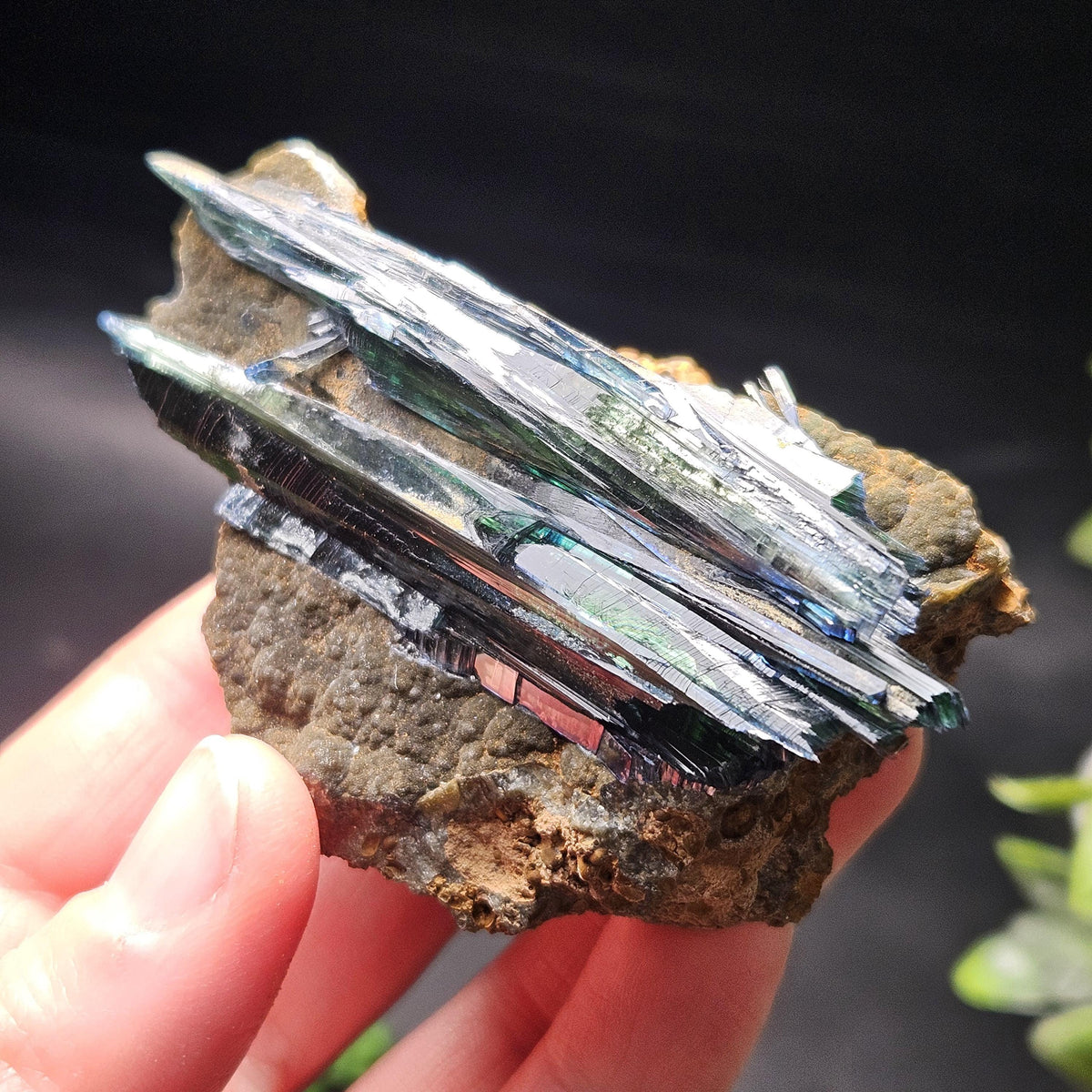 Vivianite Crystal Cluster 121.70g