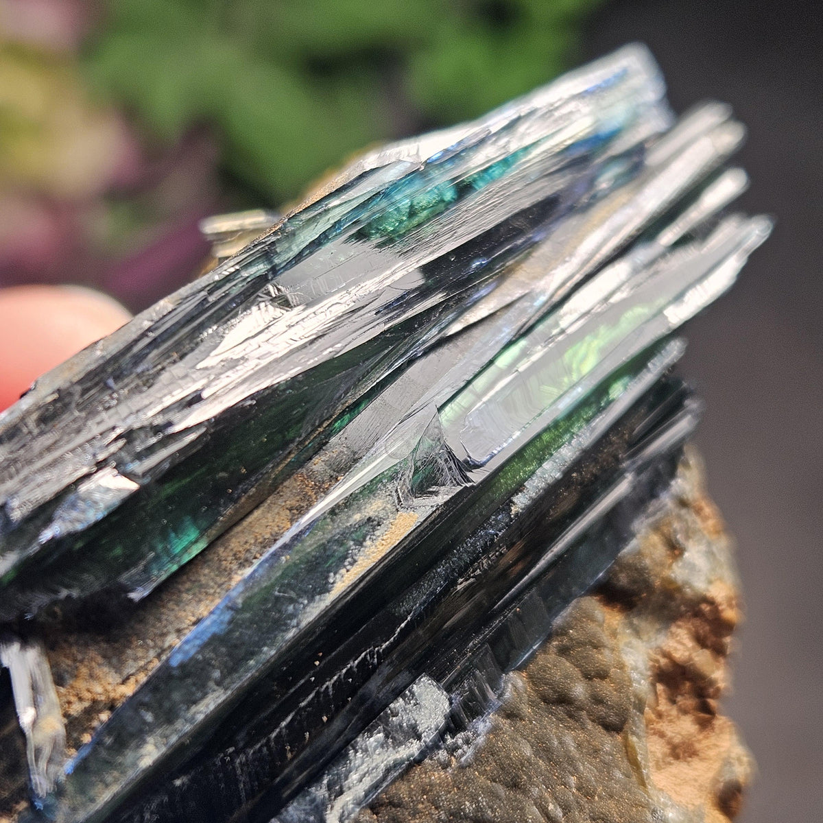 Vivianite Crystal Cluster 121.70g