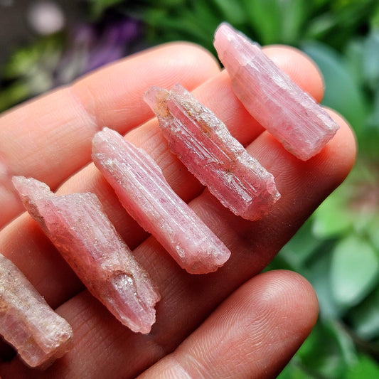 Raw Pink Tourmaline Crystal