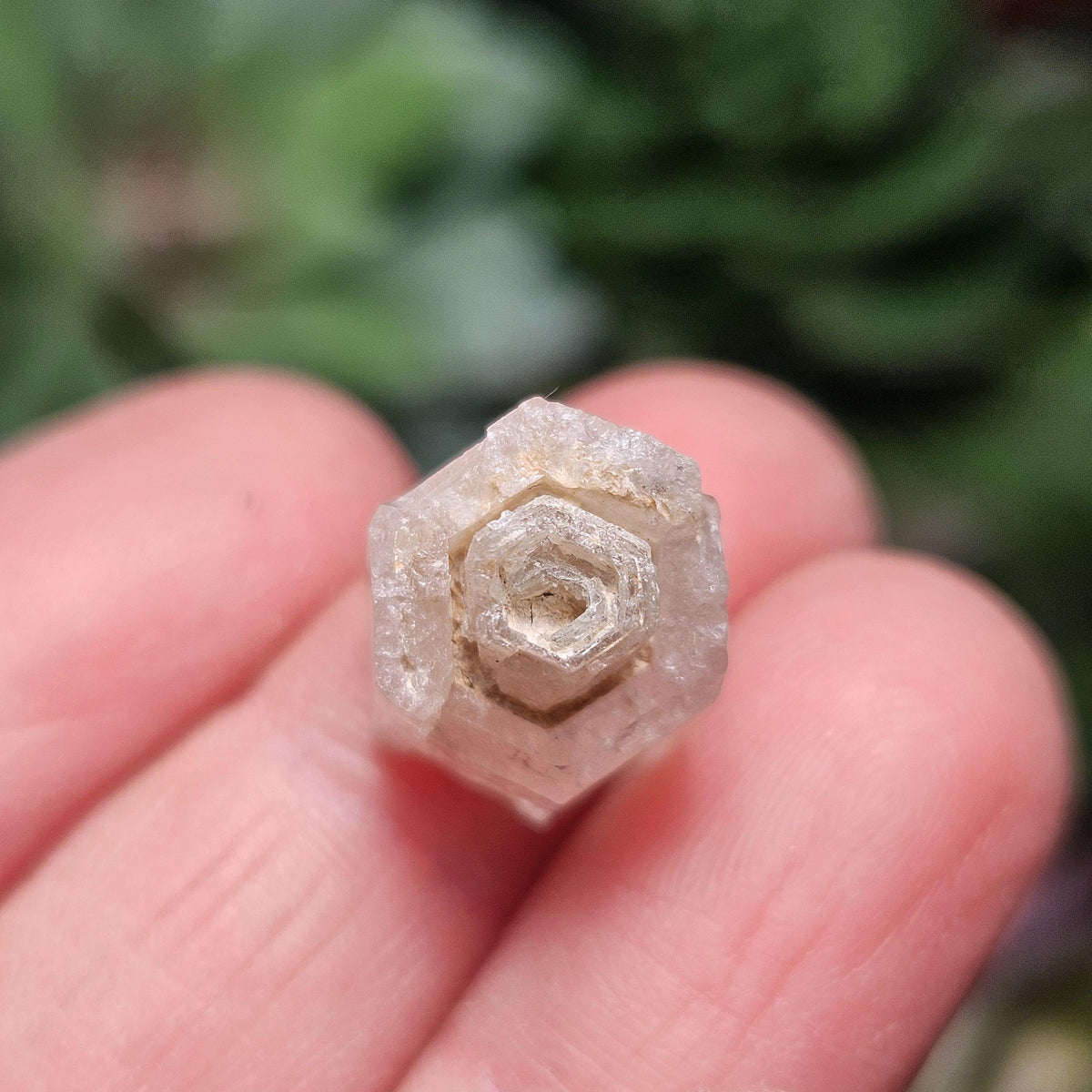 Raw Goshenite Crystal, Terminated Hexagonal Clear Aquamarine from Erongo Mountain Range, Namibia