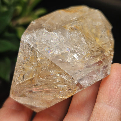 Skeletal Herkimer Diamond Quartz with Rainbow Inclusions 162.22g