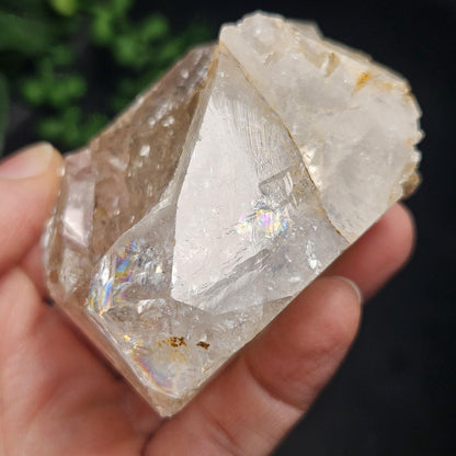 Skeletal Herkimer Diamond Quartz with Rainbow Inclusions 162.22g