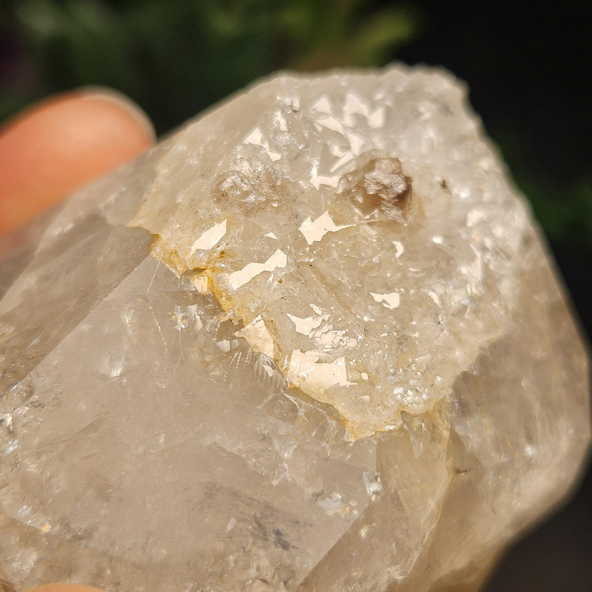 Skeletal Herkimer Diamond Quartz 138.04g, Growth Interference Terminated Herkimer Crystal from New York