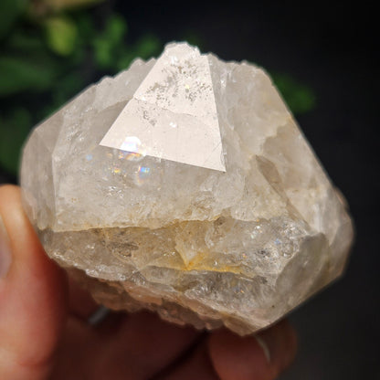 Skeletal Herkimer Diamond Quartz 138.04g, Growth Interference Terminated Herkimer Crystal from New York