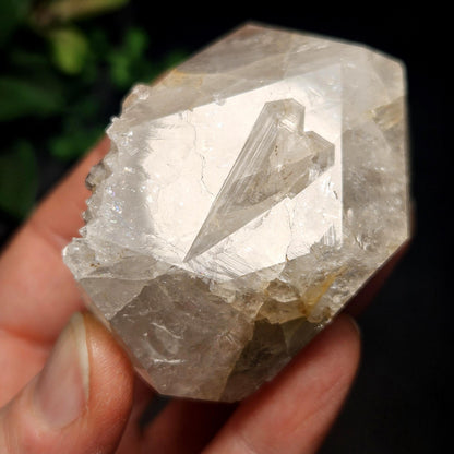 Skeletal Herkimer Diamond Quartz 138.04g, Growth Interference Terminated Herkimer Crystal from New York