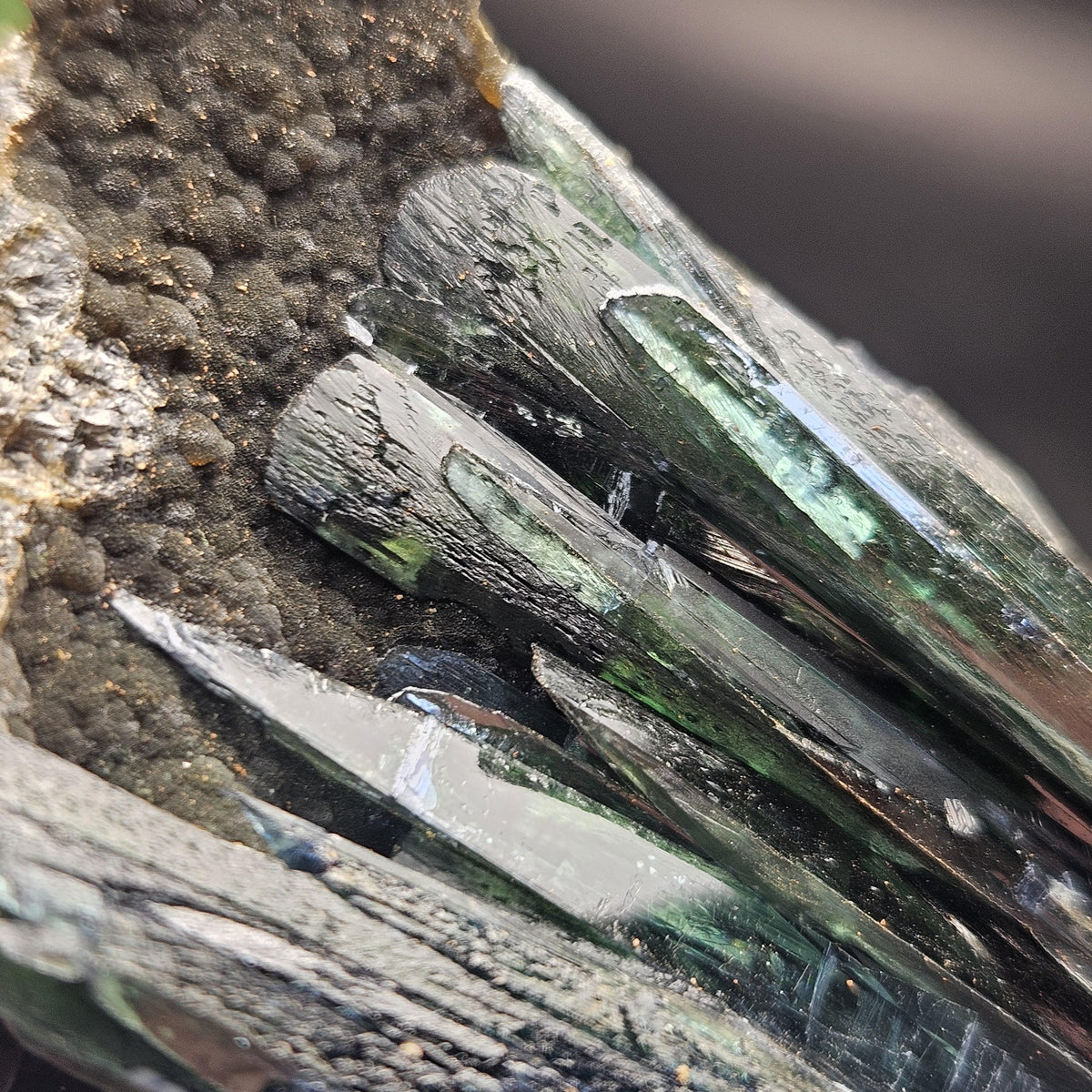 Vivianite Dragon Scale Crystal Specimen 92.41g