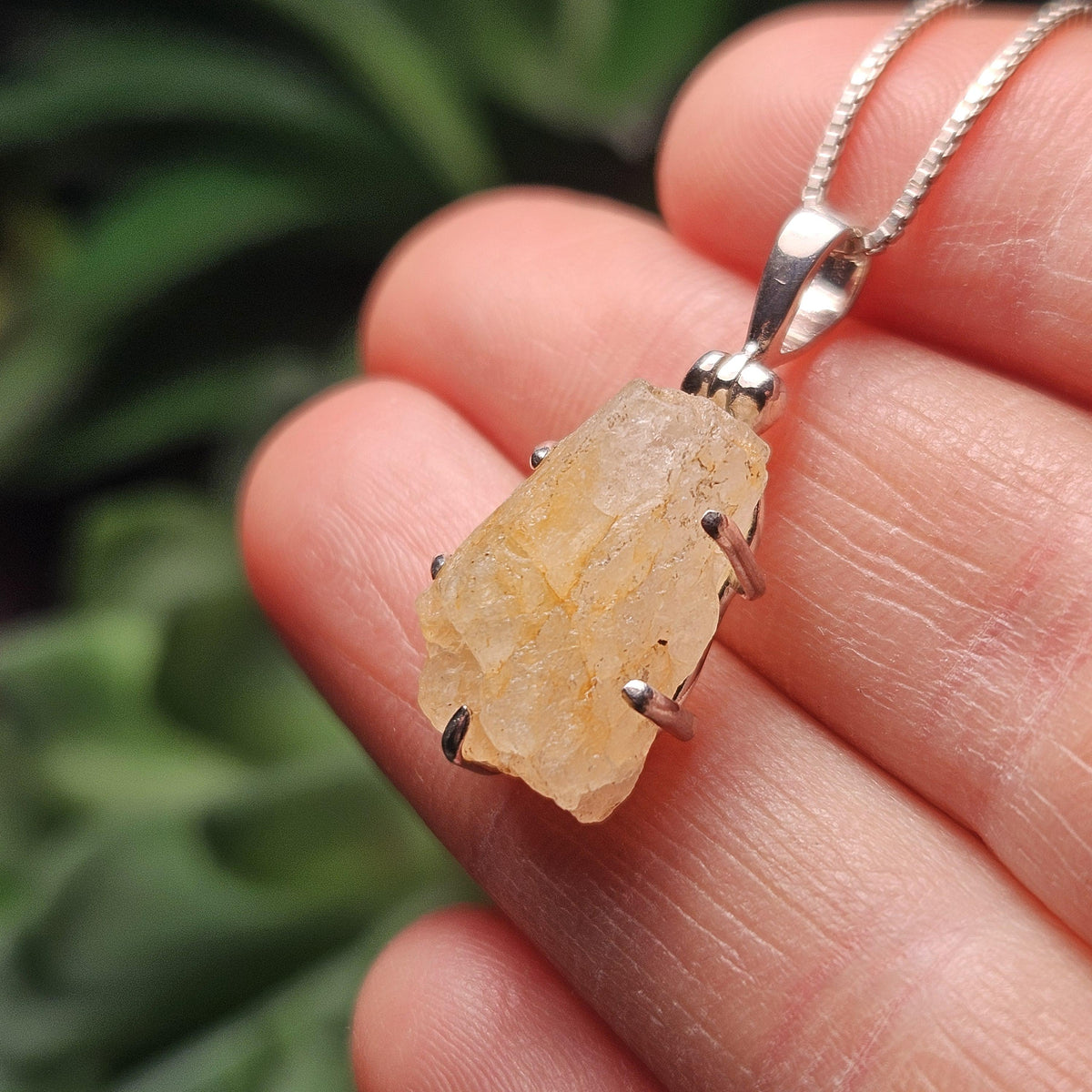 Golden Phenacite Pendant
