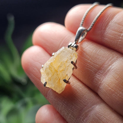 Golden Phenacite Pendant