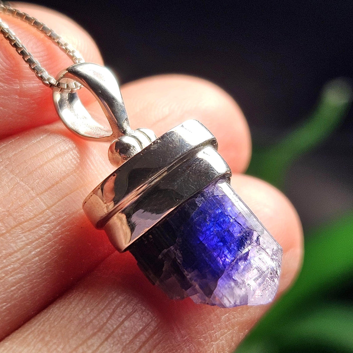 Tanzanite Crystal Pendant