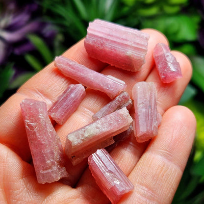 Raw Pink Tourmaline Crystal