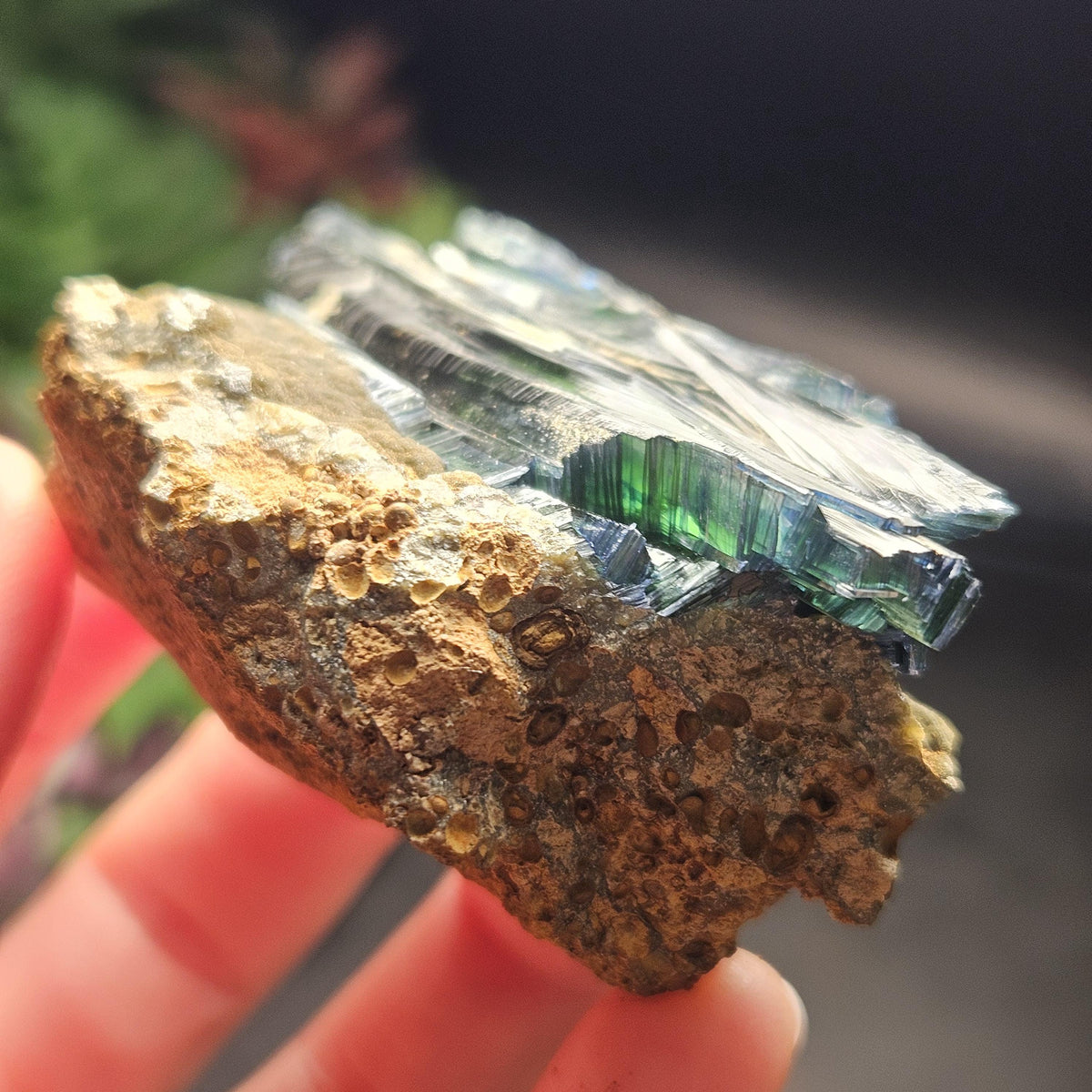 Vivianite Crystal Cluster 121.70g
