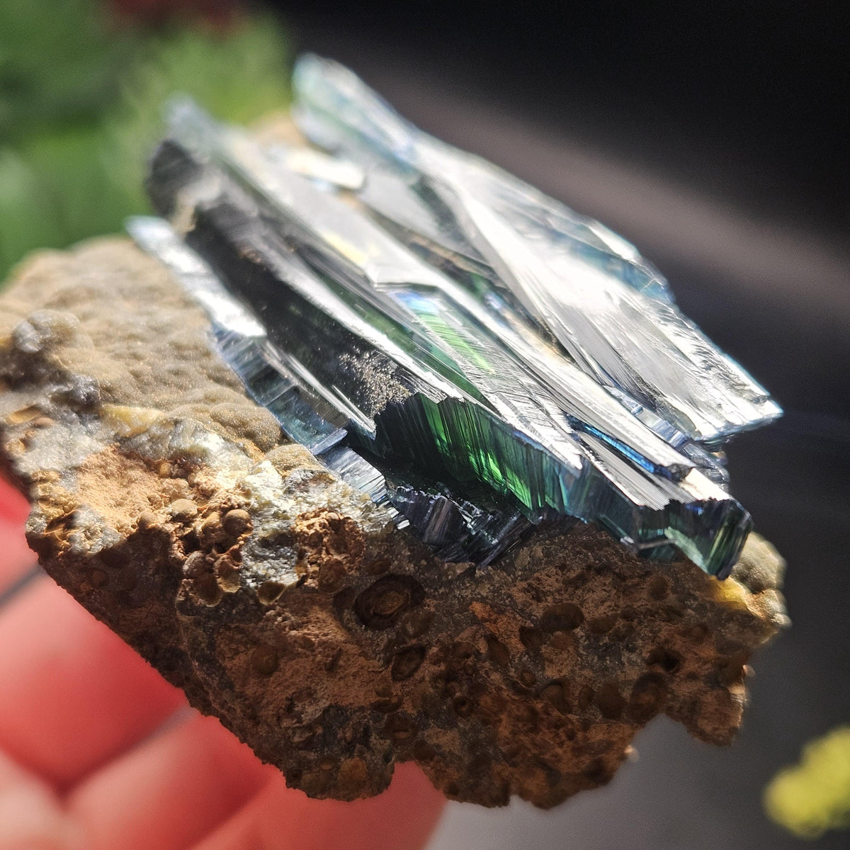 Vivianite Crystal Cluster 121.70g