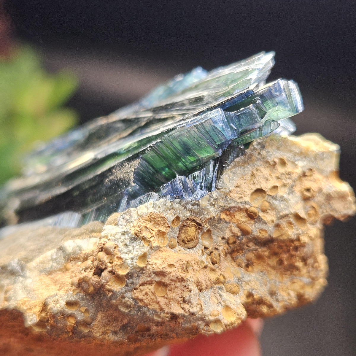 Vivianite Crystal Cluster 121.70g