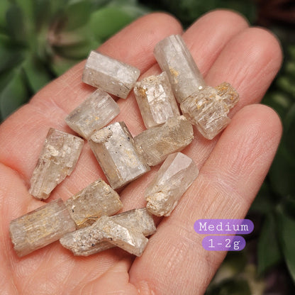 Raw Goshenite Crystal, Terminated Hexagonal Clear Aquamarine from Erongo Mountain Range, Namibia