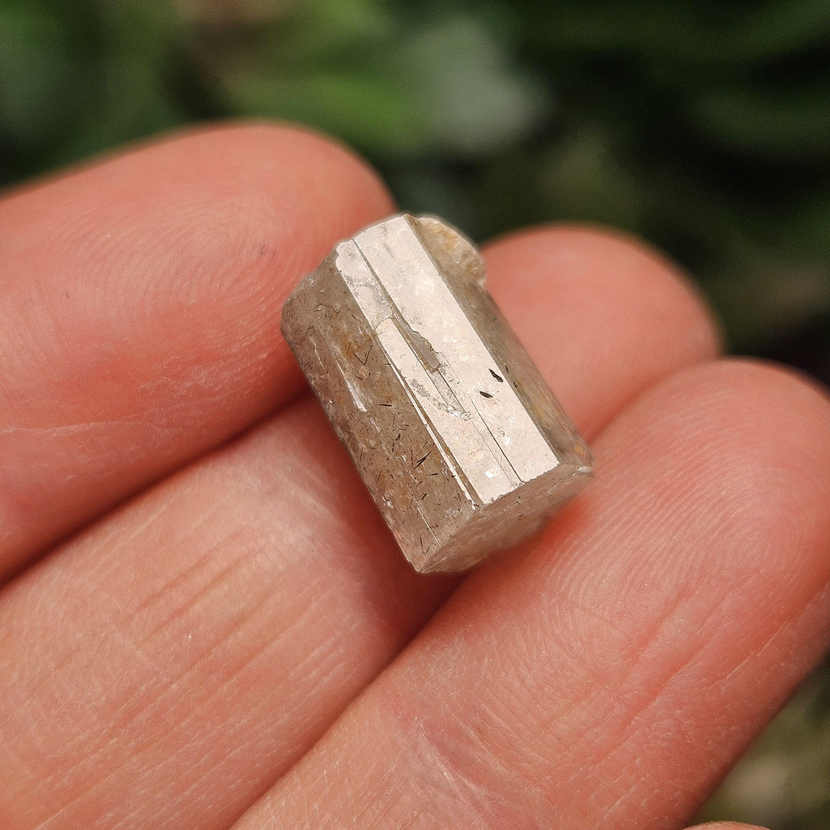 Raw Goshenite Crystal, Terminated Hexagonal Clear Aquamarine from Erongo Mountain Range, Namibia