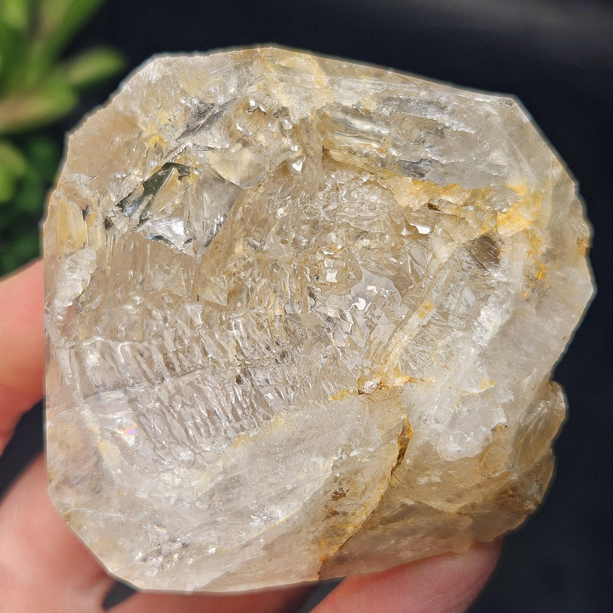 Skeletal Herkimer Diamond Quartz with Rainbow Inclusions 162.22g