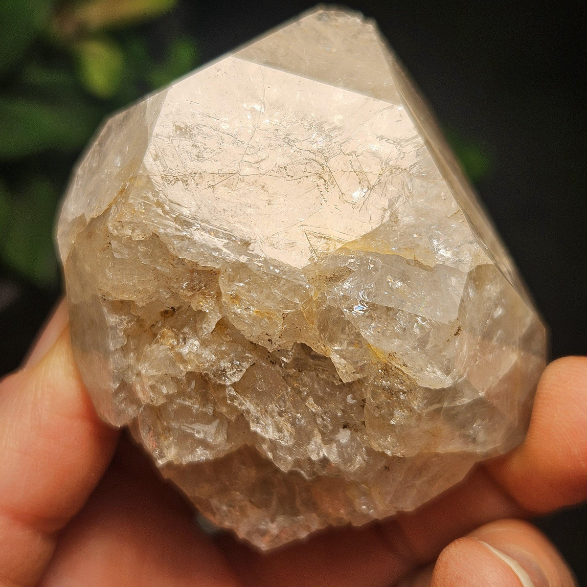 Skeletal Herkimer Diamond Quartz 138.04g, Growth Interference Terminated Herkimer Crystal from New York