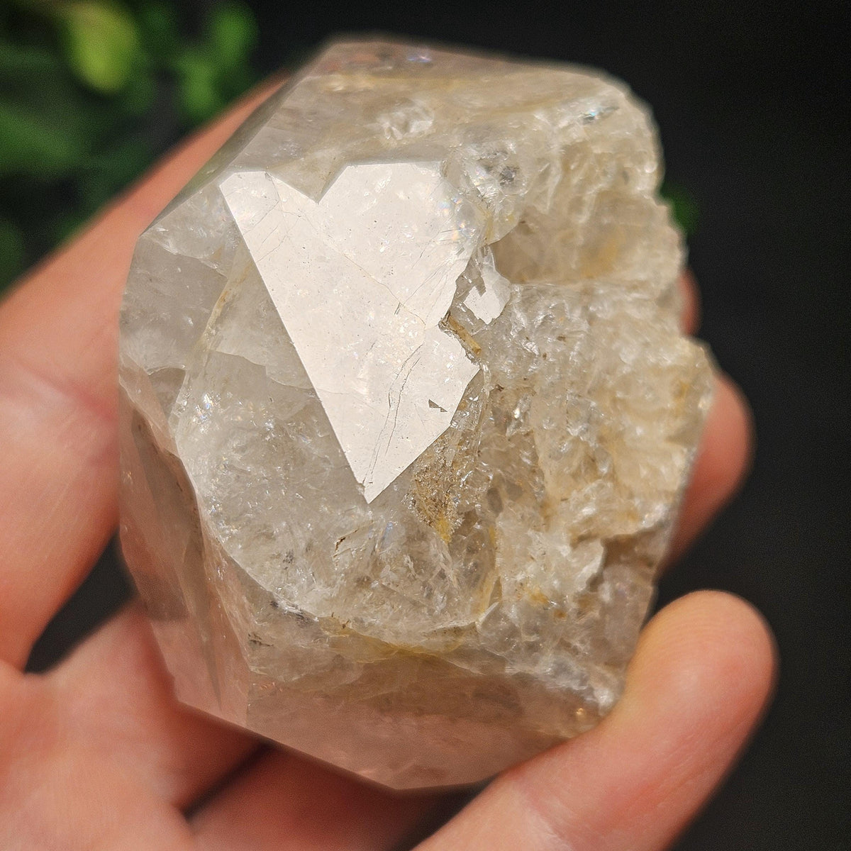 Skeletal Herkimer Diamond Quartz 138.04g, Growth Interference Terminated Herkimer Crystal from New York