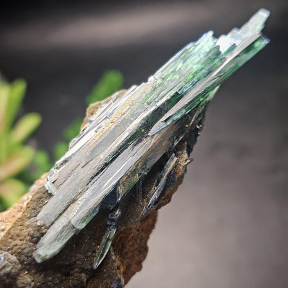 Vivianite Crystal Cluster 144.18g, Vivianite Specimen, Raw Blue