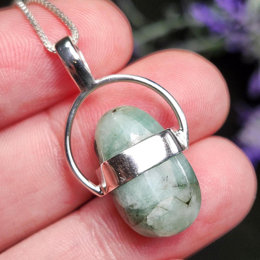 Emerald Crystal Pendant