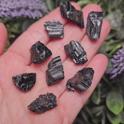 Raw Black Tourmaline Crystal