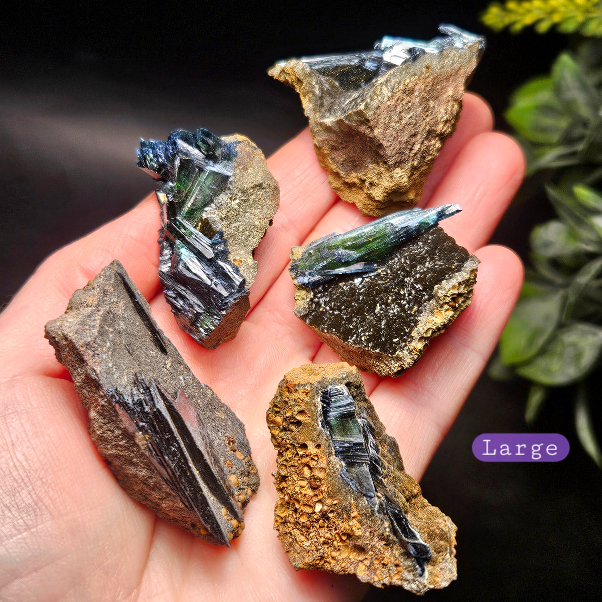 Vivianite Crystal Specimen, Choose your Size