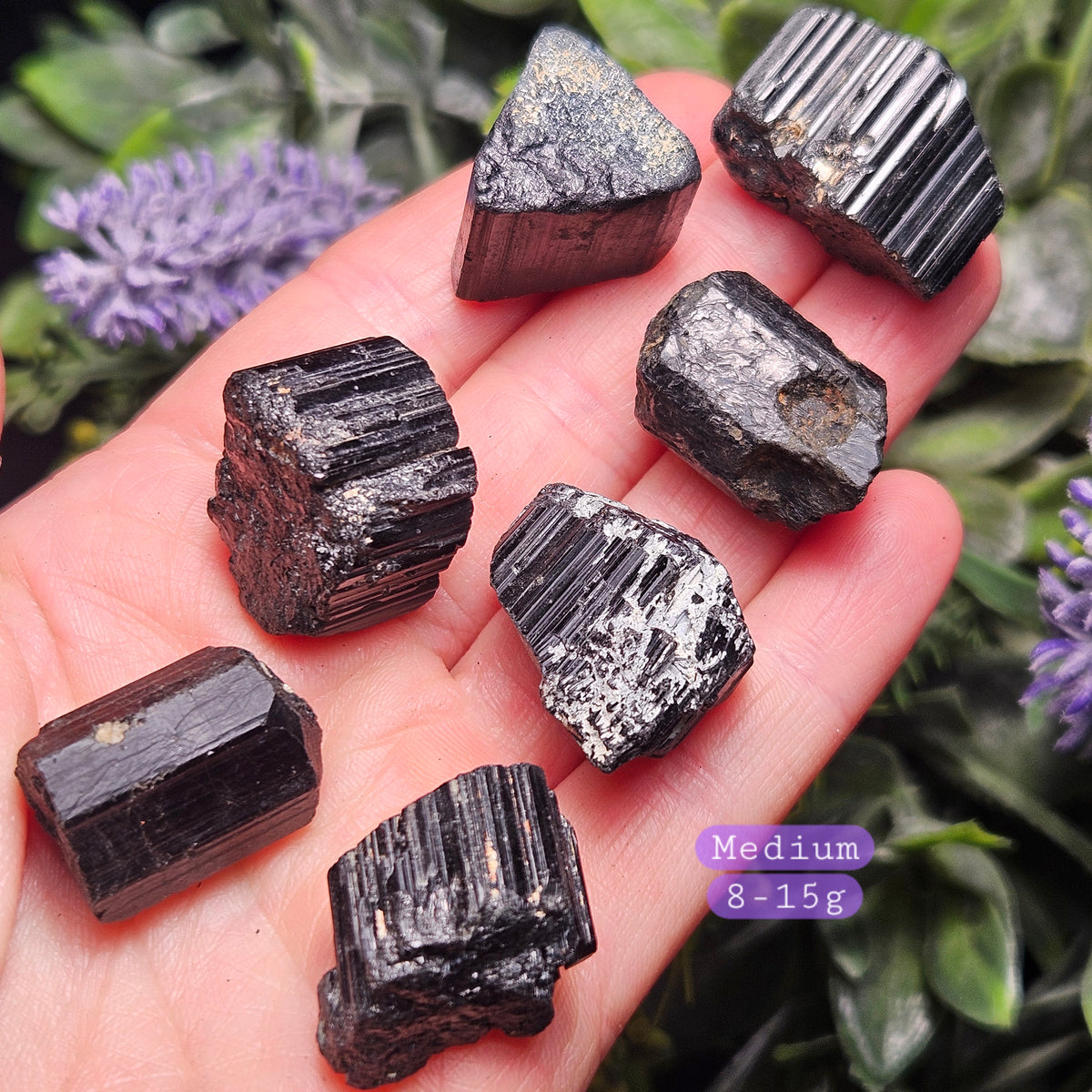 Raw Black Tourmaline Crystal
