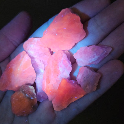 Ultraviolet Hackmanite Crystals, AA Grade